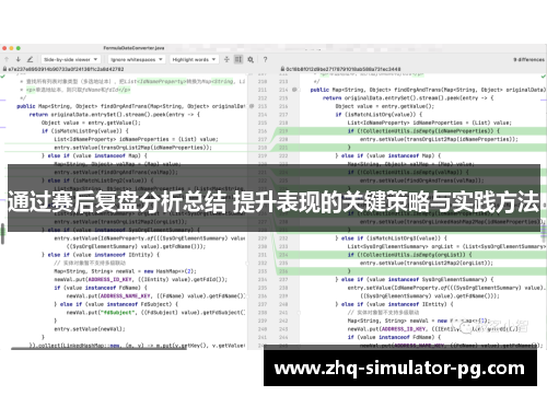 通过赛后复盘分析总结 提升表现的关键策略与实践方法